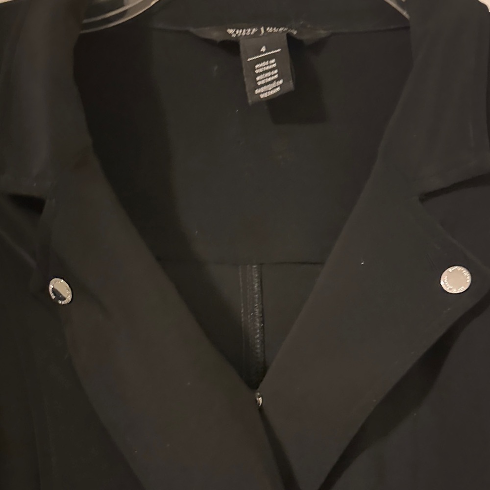 White House Black Market dress Black Sz 4 NWOT